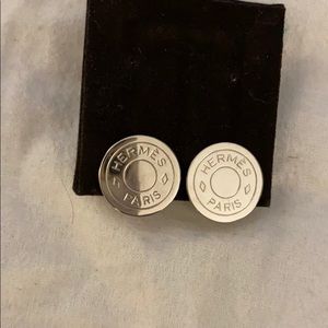 Hermès clip on earrings